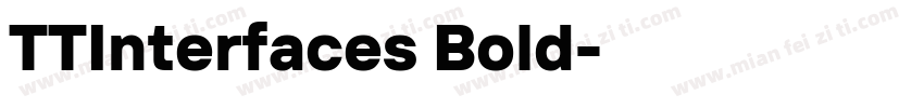 TTInterfaces Bold◆字体转换